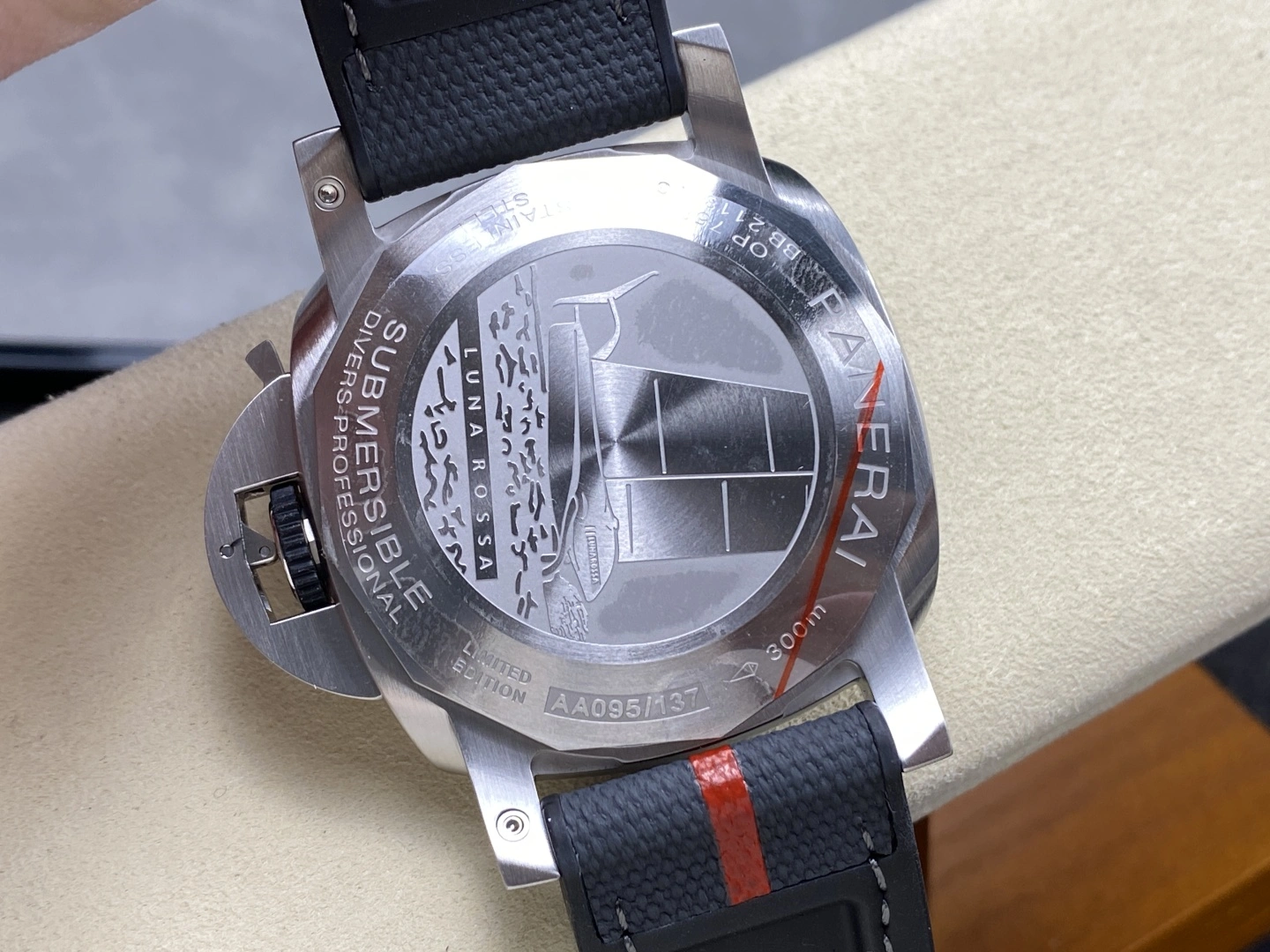 CBD Factory Panerai Submersible QuarantaQuattro Luna Rossa 44mm PAM01681 1:1 Super Clone – DDP.900 Movement BestValue 416